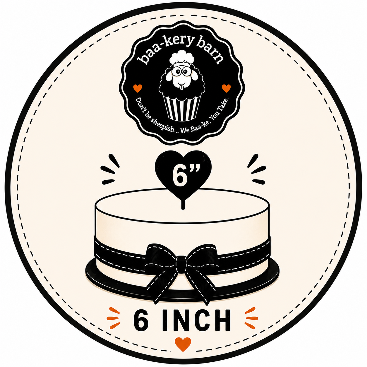 Our Flock Christmas Cake 6” Homemade Gluten-Free, Dairy Free and Vegetarian.