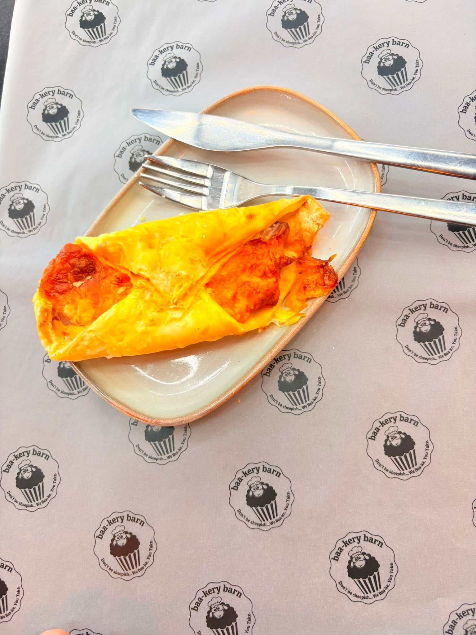 Bacon, Cheese Turnover
